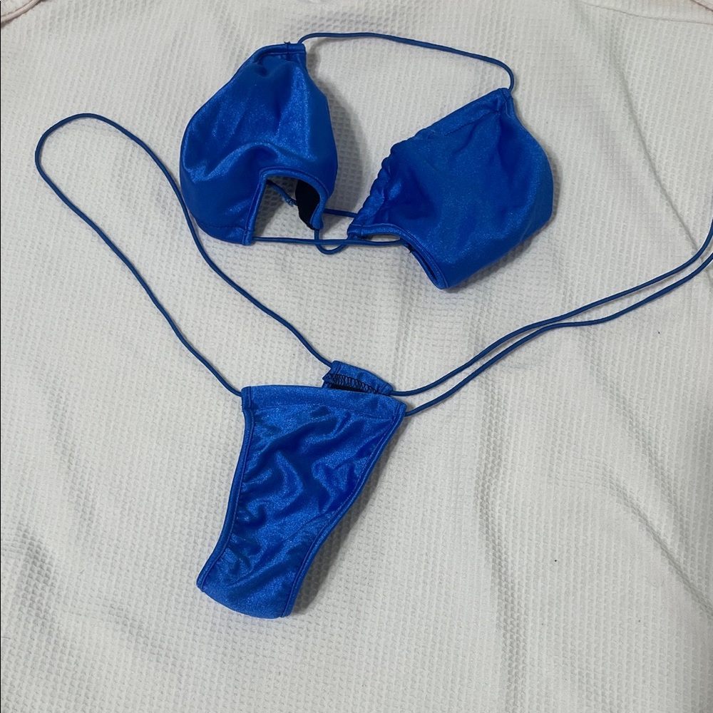 Vibrant Blue Bikini Set